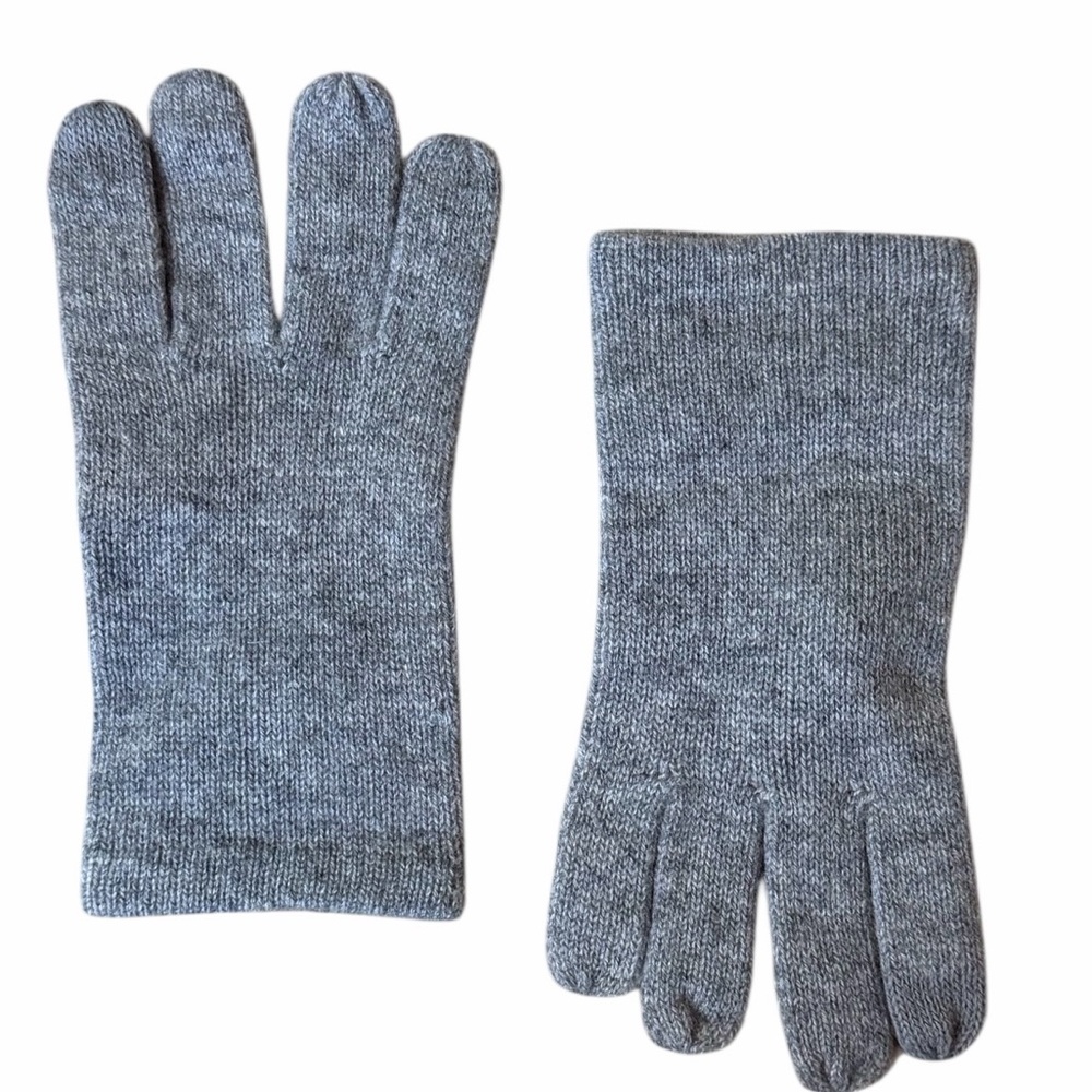 Phenix Women's Grey 100% Cashmere Gloves- NWT!